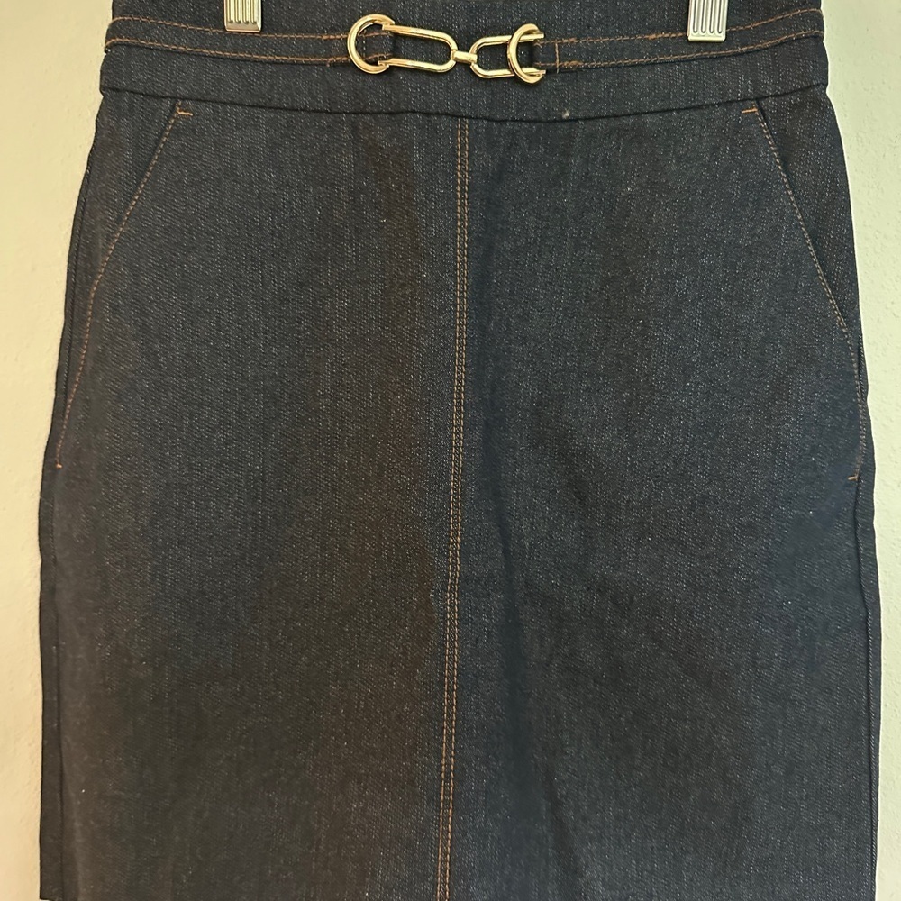 Ann Taylor Blue Pencil Skirt
